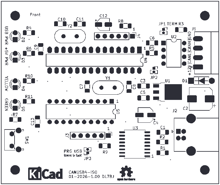 Preview of the Board, top side