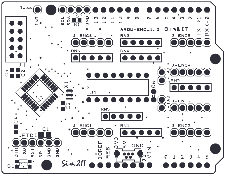 Preview of the Board, top side