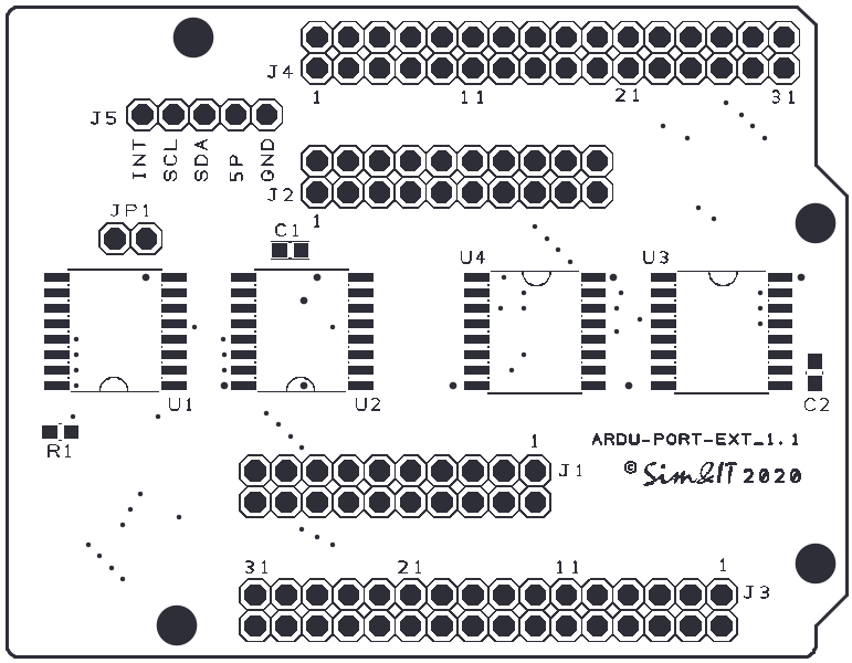 Preview of the Board, top side