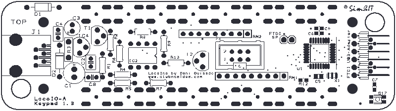 Preview of the Board, top side