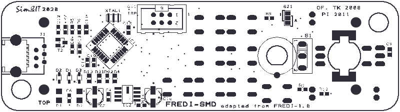 Preview of the Board, top side