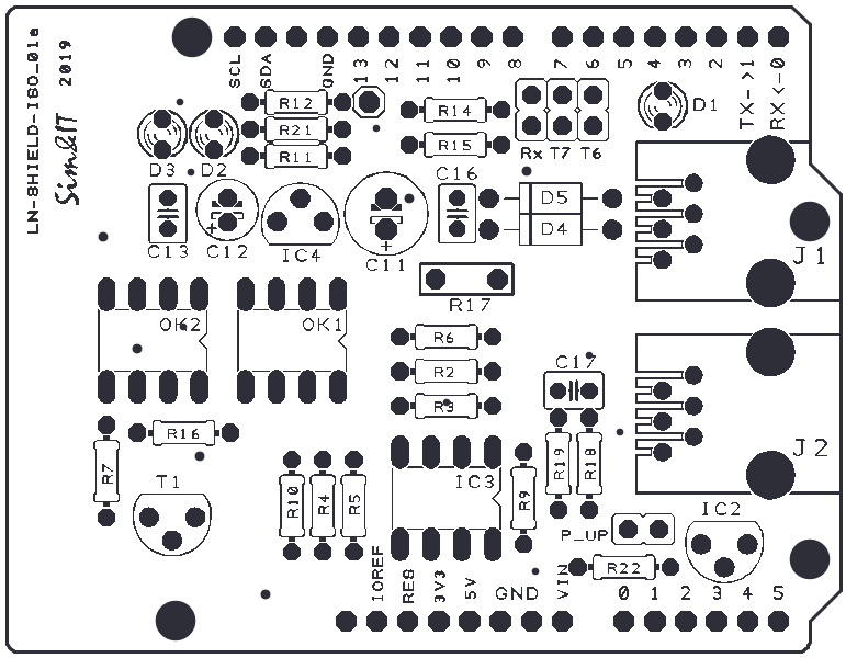 Preview of the Board, top side