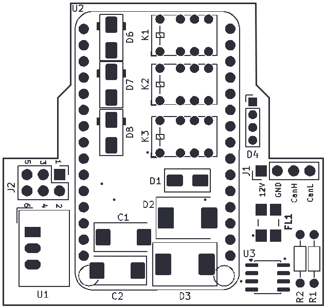 Preview of the Board, top side