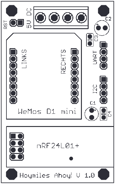 Preview of the Board, top side