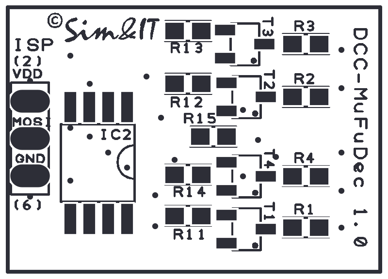 Preview of the Board, top side