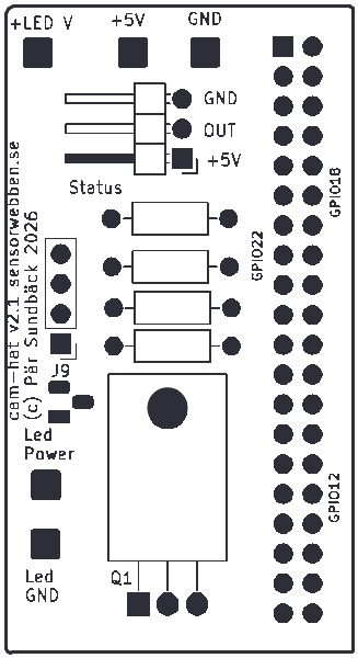 Preview of the Board, top side