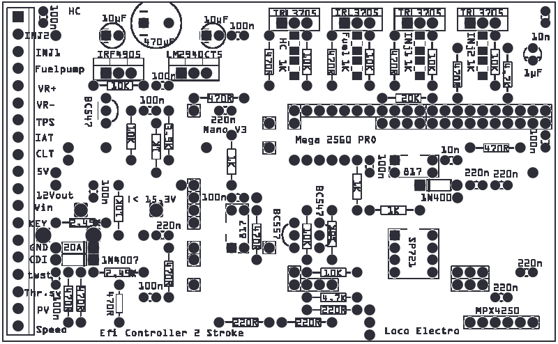 Preview of the Board, top side