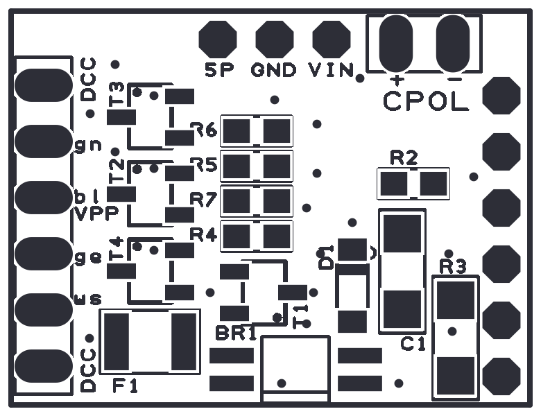 Preview of the Board, top side