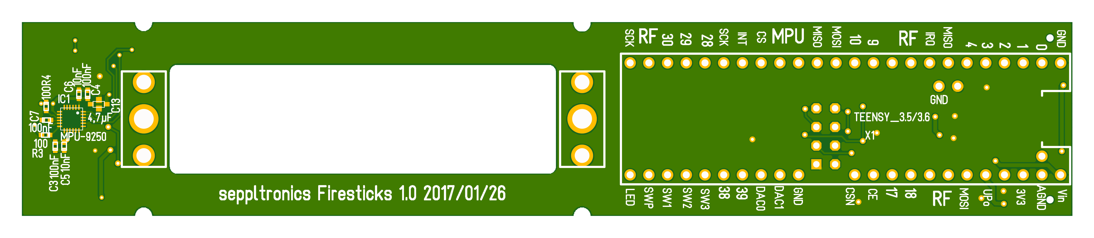 Preview of the Board, top side
