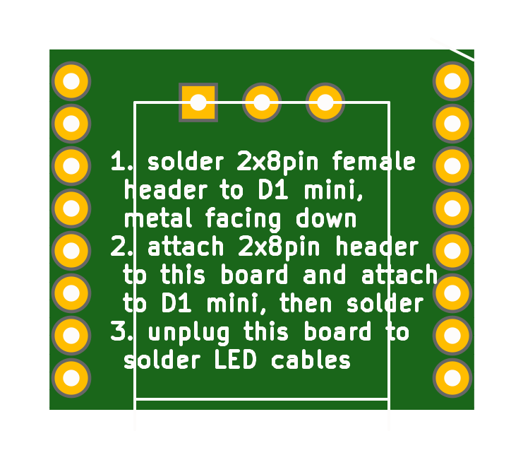 Preview of the Board, top side
