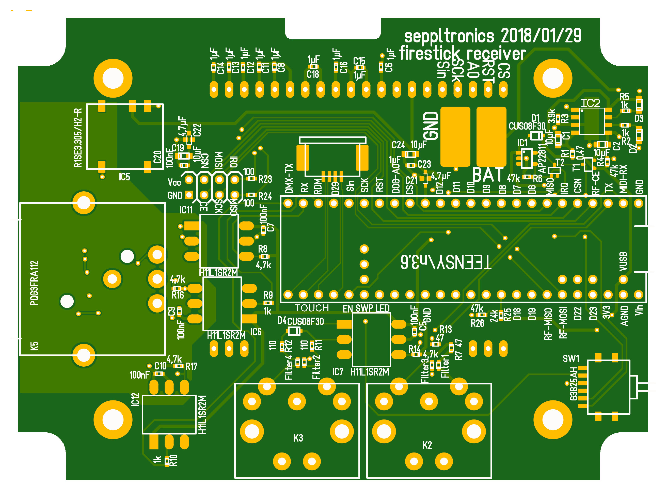 Preview of the Board, top side