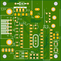 Preview of the Board, top side