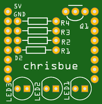 Preview of the Board, top side