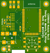 Preview of the Board, top side