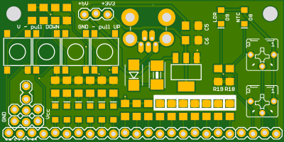 Preview of the Board, top side