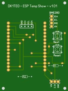 Preview of the Board, top side