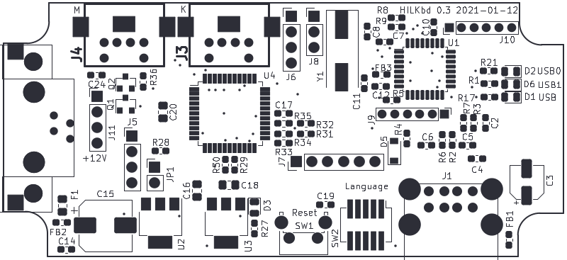 Preview of the Board, top side