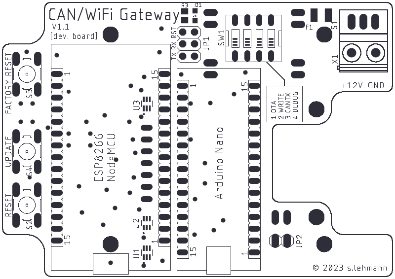 Preview of the Board, top side