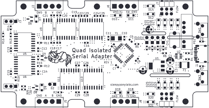 Preview of the Board, top side