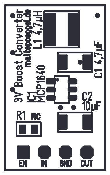 Preview of the Board, top side