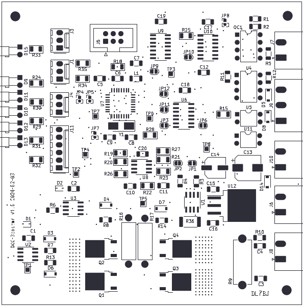 Preview of the Board, top side