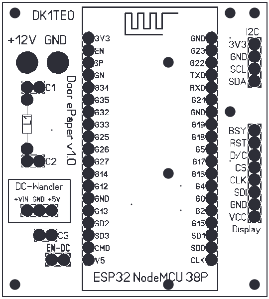 Preview of the Board, top side