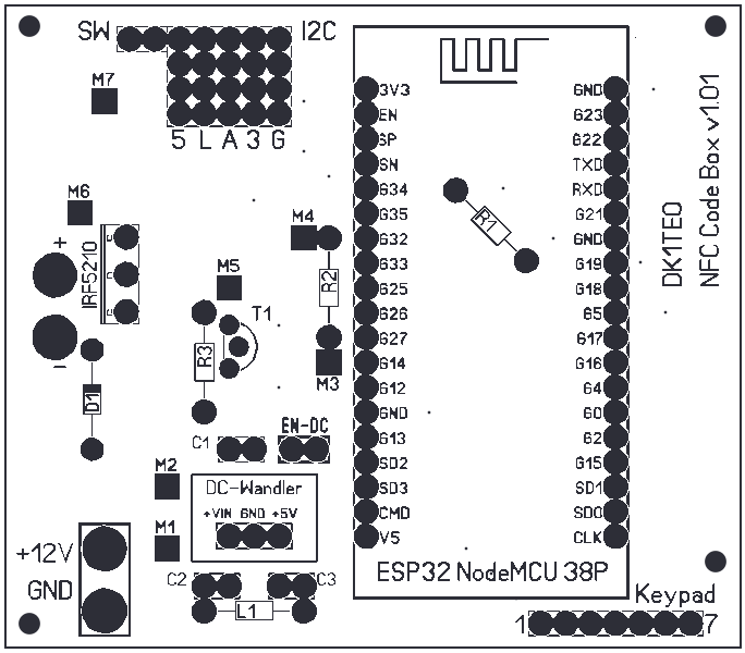 Preview of the Board, top side