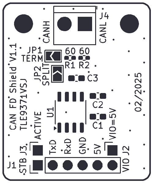 Preview of the Board, top side