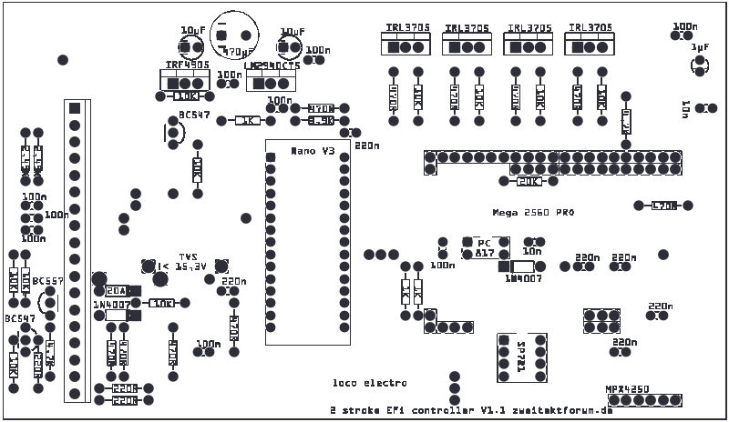Preview of the Board, top side